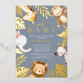 O Baby Baby shower Folie Uitnodiging (Voorkant)