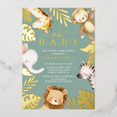 O Baby Baby shower Folie Uitnodiging (Voorkant)
