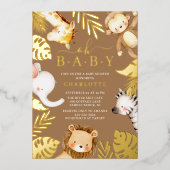 O Baby Baby shower Folie Uitnodiging (Voorkant)