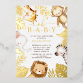 O Baby Baby shower Folie Uitnodiging (Voorkant)