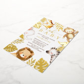 O Baby Baby shower Folie Uitnodiging (Gedraaid)