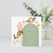 O BABY BABY SHOWER KAART (Staand voorkant)