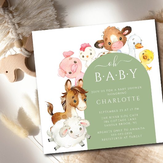 O BABY BABY SHOWER KAART