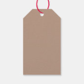 O Baby Beige Dank je Cadeaulabel (Achterkant)