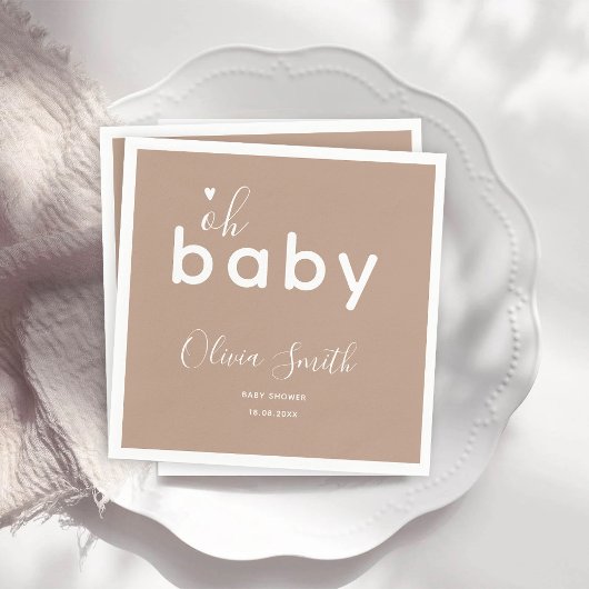 O Baby Beige Servet