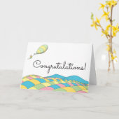 O, baby, de plaatsen waar je heen gaat Gefelicitee Kaart (Gele Bloem)