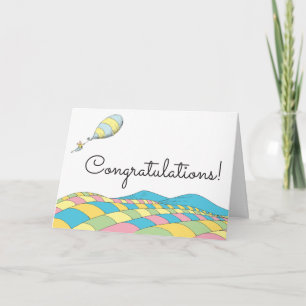 O, baby, de plaatsen waar je heen gaat Gefelicitee Kaart