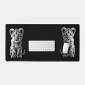 O Baby Grote Kattenjong Grijs Bureaumat (Keyboard & Muis)