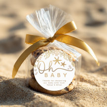 O, baby Little Pearl Ocean Baby Shower Bedankt 