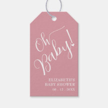 O, baby! Roze meisje babyshower
