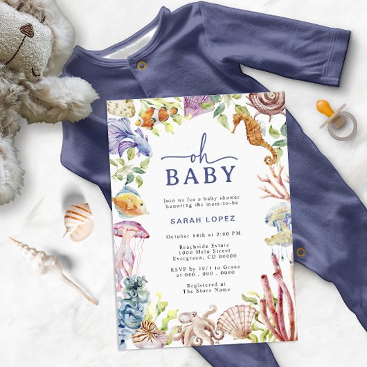 O Baby Shower Uitnodiging