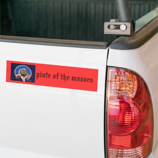 o(bama)piaat van de massa's bumpersticker (Op Truck)