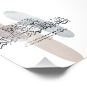 O Believers – Elegant Arabic Calligraphy Wall Art  Foto Afdruk (Hoek)