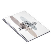 O Believers – Elegant Arabic Calligraphy Wall Art  Notitieboek (Rechterzijde)
