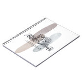 O Believers – Elegant Arabic Calligraphy Wall Art  Notitieboek (Linkerzijde)