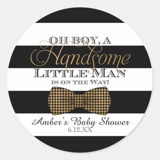 O Boy Handige Kleine Man Sticker (Voorkant)