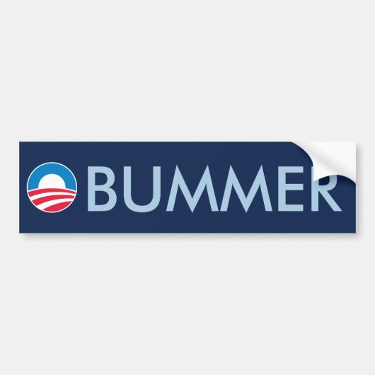 O Bummer Bumpersticker (Voorkant)