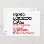 O.C.D. gevechtsquiz Briefkaart (Voorkant / Achterkant)