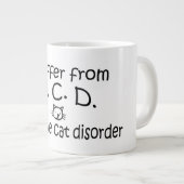 O.C.D. Obsessieve Cat Disorder Coffee Mok (Voorkant rechts)