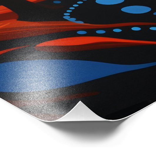 O Caminho do Aborígene Foto Afdruk (Hoek)