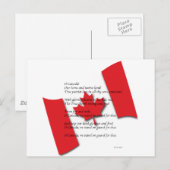 O Canada Briefkaart (Voorkant / Achterkant)