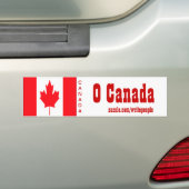 O canada-bumperstickers bumpersticker (Op auto)