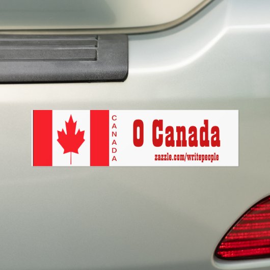 O canada-bumperstickers bumpersticker (Op auto)