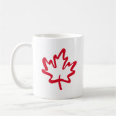 O Canada! Dag Grote Rode Canadese Esblad Koffiemok (Links)