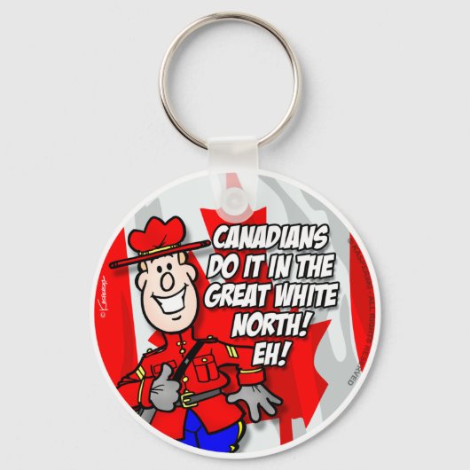 O Canada EH! Sleutelhanger (Voorkant)