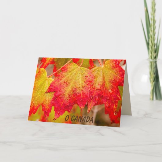O CANADA KAART (Voorkant)