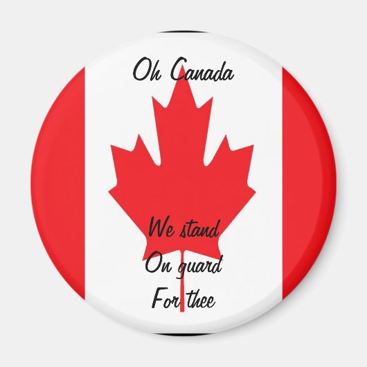 O canada magneten (Voorkant)