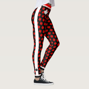 O Canada Maple Leaf on (uw kleur) Leggings