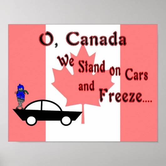 O Canada Poster (Voorkant)
