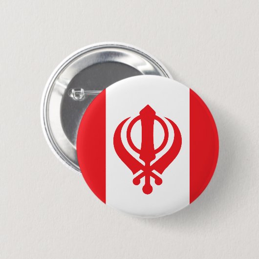 O Canada Ronde Button 5,7 Cm (Voorkant /achterkant)
