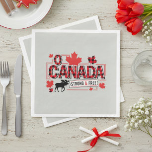 O Canada Sterk & Vrij Herten ID1314 Servet