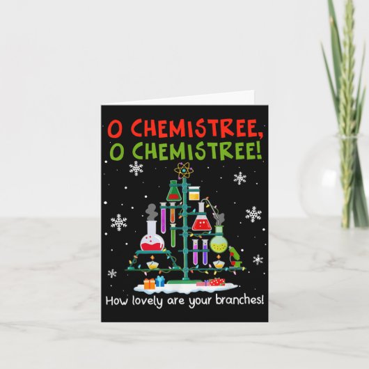 O Chemistree How Lovely Are Your Branches Teacher Kaart (Voorkant)