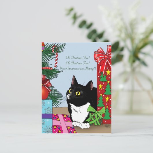 O Christmas Tree Feestdagenkaart (Staand voorkant)