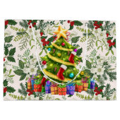 O Christmas Tree Large Gift Bag Groot Cadeauzakje (Achterkant)