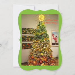O Citrus Tree-kerstkaart uit Florida Feestdagenkaart