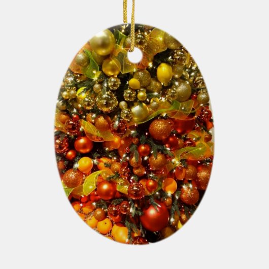 O Citrus Tree Kerstversiering uit Florida Keramisch Ornament (Achterkant)