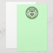 O' Claddagh Briefpapier (Voorkant / Achterkant)