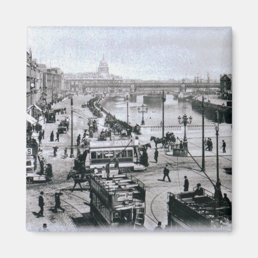 O' Connell Bridge and the River Liffey, Dublin Magneet (Voorkant)