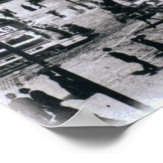 O' Connell Bridge and the River Liffey, Dublin Poster (Hoek)