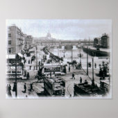 O' Connell Bridge and the River Liffey, Dublin Poster (Voorkant)