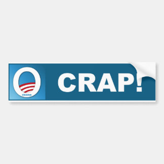 O Crap Bumpersticker