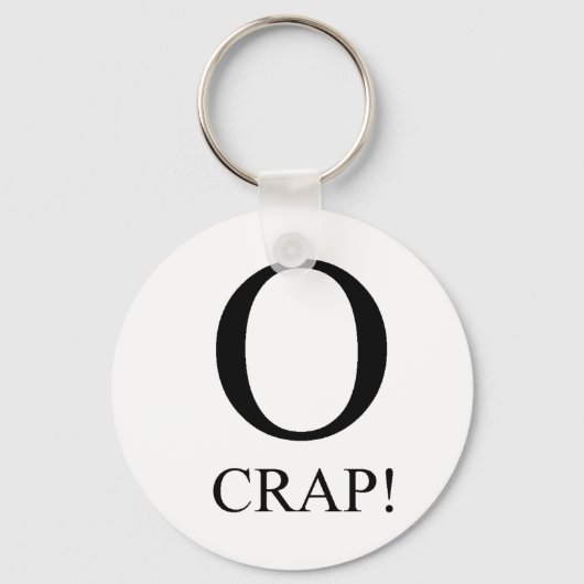 O Crap sleutelhanger (Voorkant)