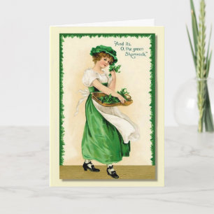 O, de groene  Kaart van de Shamrock