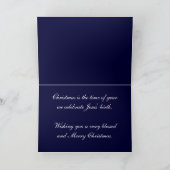 O de Heilige Kerstkaart van de Nacht Feestdagen Kaart (Binnen)