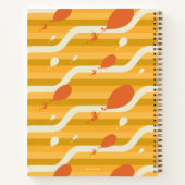 O, de plaatsen waar je heen gaat! Retro ballonpatr Notitieboek (Achterkant)