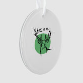 O Dear O Dear Green Minimal ModernAcrylic Ornament (voorkant)